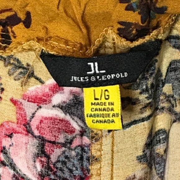 JULES & LEOPOLD Women's Mid-Rise Wide-Leg Pants - Picture 4 of 4